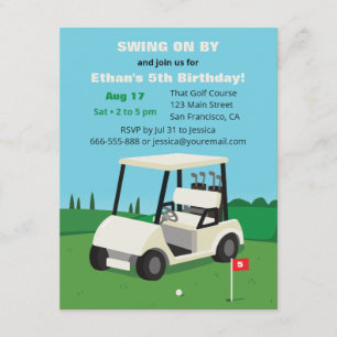 Cartes d'invitation pour fête d'anniversaire de Go