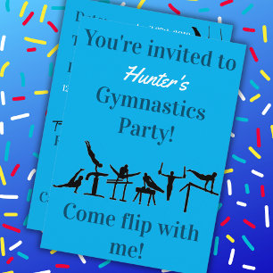 Cartes d'invitation pour fête d'anniversaire de gy