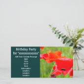 Cartes d'invitation pour fête d'anniversaire de "N (Debout devant)