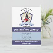 Cartes d'invitation pour fête d'anniversaire de pi (Debout devant)