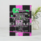 Cartes d'invitation pour fête d'anniversaire de ro (Debout devant)