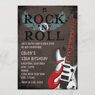 Cartes d'invitation pour fête d'anniversaire de st