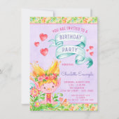 Cartes d'invitation pour fête d'anniversaire de Tr (Devant)