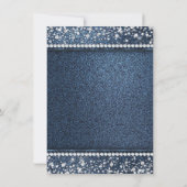 Cartes d'invitation pour fête d'anniversaire Denim (Dos)