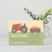Cartes d'invitation pour fête d'anniversaire des e (Debout devant)