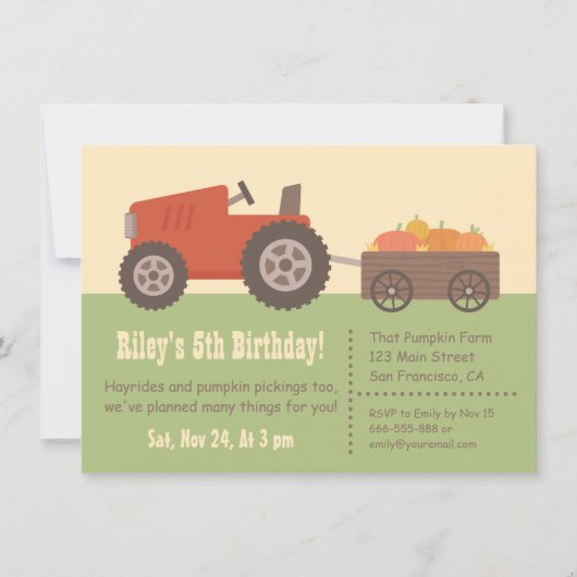Cartes d'invitation pour fête d'anniversaire des e (Devant)