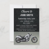 Cartes d'invitation pour fête d'anniversaire en mo (Dos)