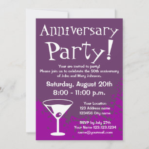 Cartes d'invitation pour fête d'anniversaire   Inv
