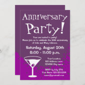 Cartes d'invitation pour fête d'anniversaire | Inv (Devant / Derrière)