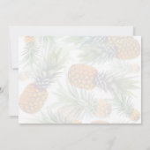 Cartes d'invitation pour fête d'anniversaire Tropi (Dos)