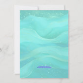 Cartes d'invitation pour fête d'anniversaire tropi (Dos)