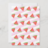 Cartes d'invitation pour fête d'anniversaire Water (Dos)