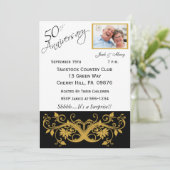 Cartes d'invitation pour fête de surprise pour les (Debout devant)