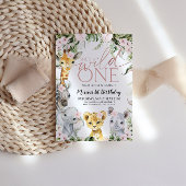 Cartes d'invitation pour fille pour 1er anniversai