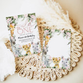 Cartes d'invitation pour fille pour 1er anniversai