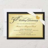 Cartes d'invitation pour la 50e fête d'anniversair (Devant)