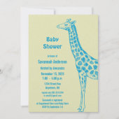 Cartes d'invitation pour la Baby Shower d'un petit (Devant)