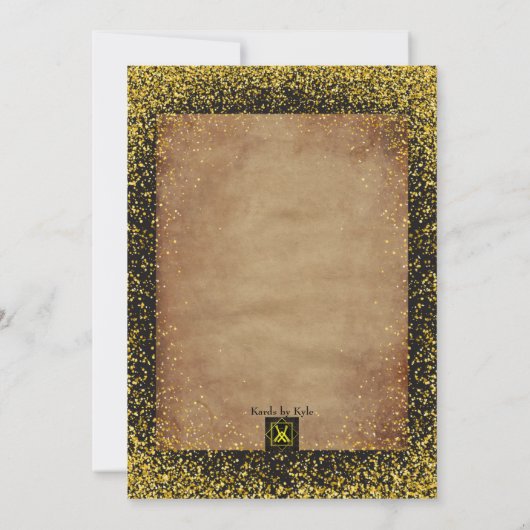 Cartes d'invitation pour La Belle et la Bête (Dos)