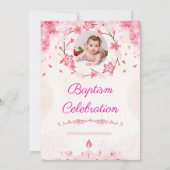 Cartes d'invitation pour la célébration religieuse (Dos)