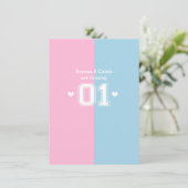 Cartes d'invitation pour la fête d'anniversaire de (Debout devant)