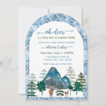 Cartes d'invitation pour la fête de bébé garçon à 