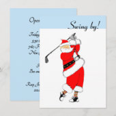Cartes d'invitation pour la fête de fin d'année (Devant / Derrière)