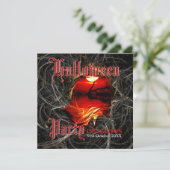 Cartes d'invitation pour la fête de Halloween Suns (Debout devant)