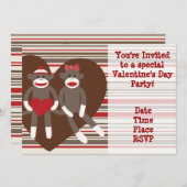 Cartes d'invitation pour la fête de la Saint-Valen (Devant / Derrière)