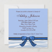Cartes d'invitation pour la fête de naissance d'un (Dos)