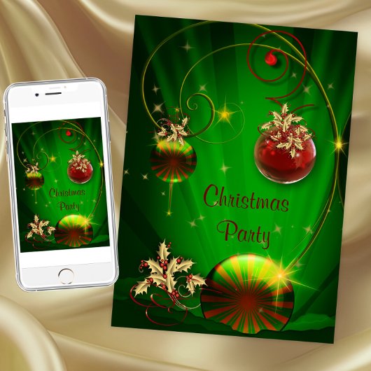 Cartes d'invitation pour la fête de Noël à l'éléph