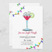 Cartes d'invitation pour la fête de Noël de KiniAr (Devant / Derrière)