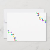 Cartes d'invitation pour la fête de Noël de Westie (Dos)