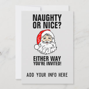 CARTES D'INVITATION POUR LA FÊTE DE NOËL DU PÈRE N