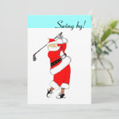 Cartes d'invitation pour la fête de Noël Open Hous (Debout devant)