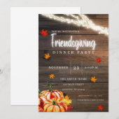 Cartes d'invitation pour la fête des amis et de l' (Devant / Derrière)