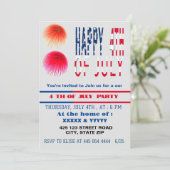 Cartes d'invitation pour la fête du 14 juillet Inv (Debout devant)