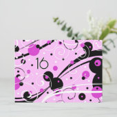 Cartes d'invitation pour la fête du 16e anniversai (Debout devant)