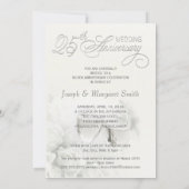 Cartes d'invitation pour la fête du 25e anniversai (Dos)