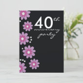 Cartes d'invitation pour la fête du 40e anniversai (Debout devant)