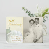 Cartes d'invitation pour la fête du 50e anniversai (Debout devant)