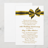 Cartes d'invitation pour la fête du 50e anniversai (Devant / Derrière)