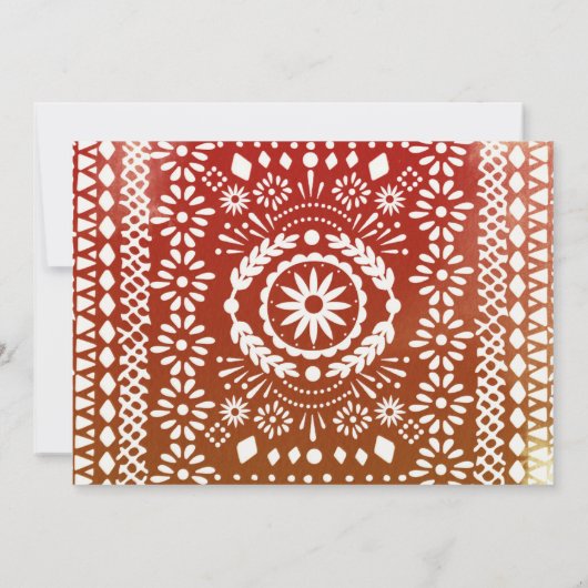 Cartes d'invitation pour la fête Taco Fiesta Stock (Dos)