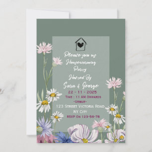 Cartes d'invitation pour la pendaison de crémaillè