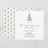 Cartes d'invitation pour la pendaison de crémaillè (Devant / Derrière)