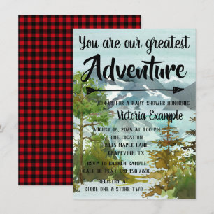 Cartes d'invitation pour la plus grande aventure B