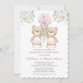 Cartes d'invitation pour la première communion de  (Devant)