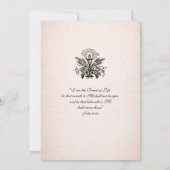 Cartes d'invitation pour la Première Communion de (Dos)