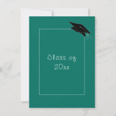 Cartes d'invitation pour la remise des diplômes - (Dos)