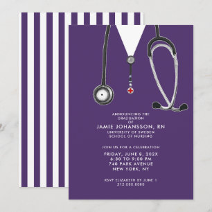 Cartes d'invitation pour la remise des diplômes d'
