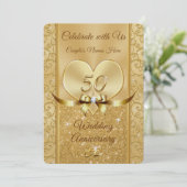 Cartes d'invitation pour la rénovation de vœux de  (Debout devant)